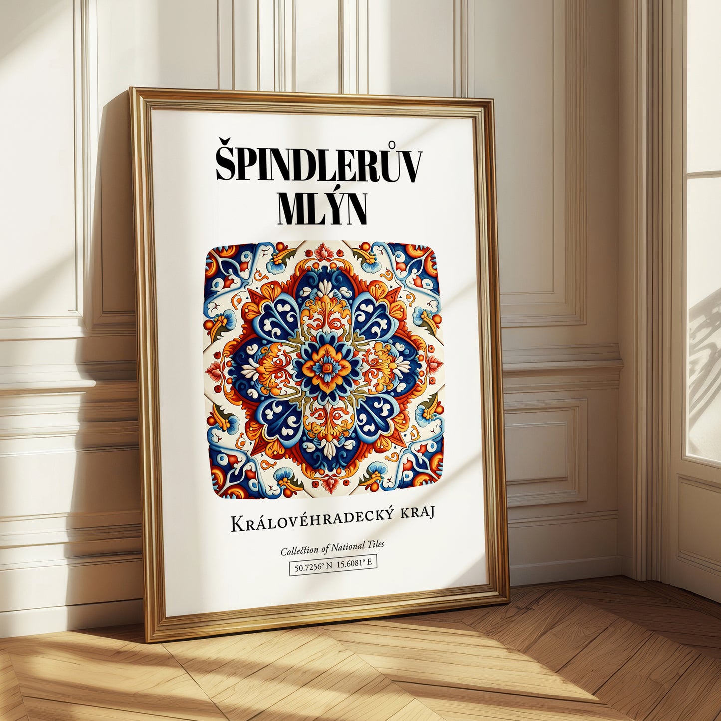 Špindlerův Mlýn, Czech Republic – Travel Destination Art, styled in a charming Paris street view