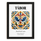 Tábor, Czech Republic – Travel Wall Art, in sleek black frame