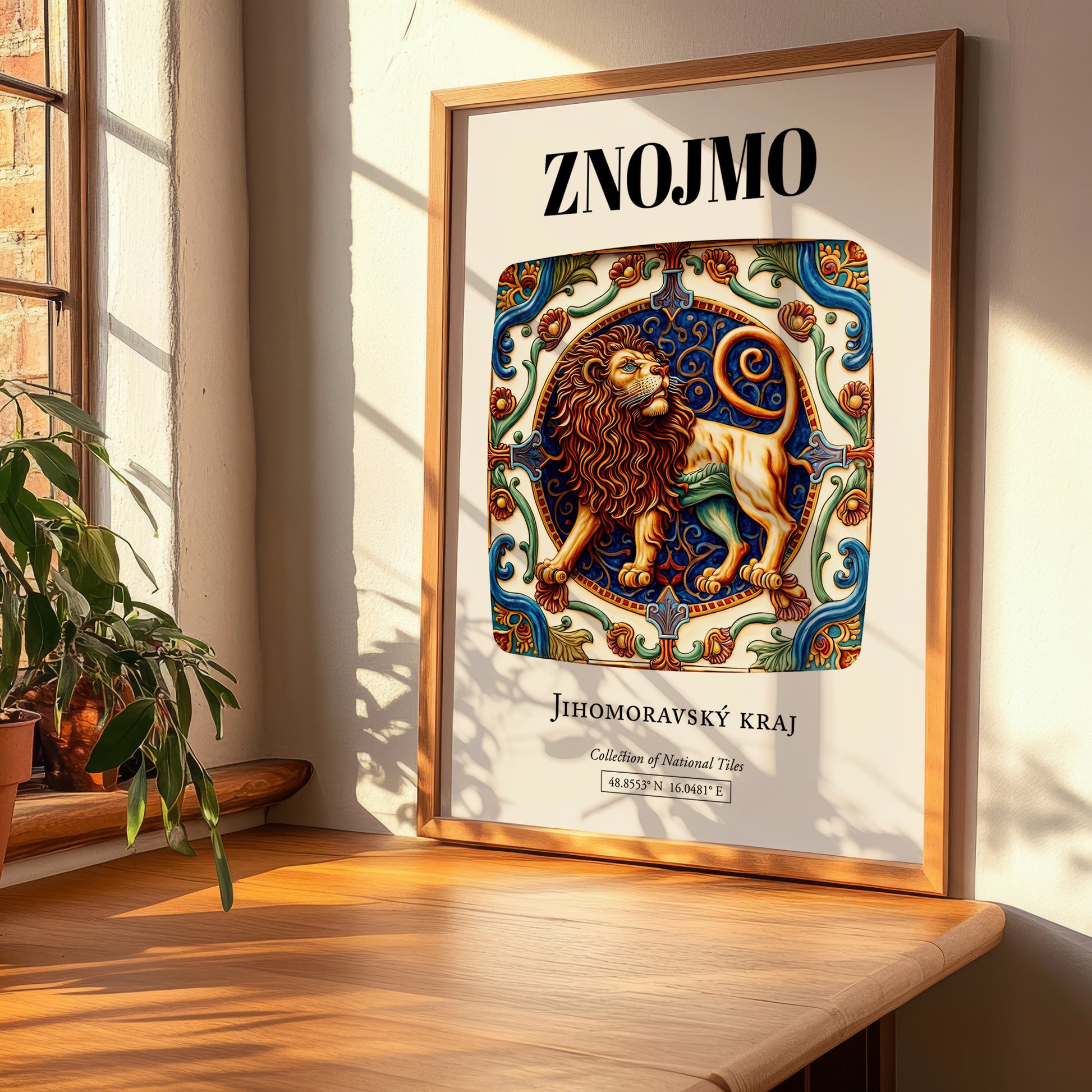 Znojmo, Czech Republic – Travel Print, clean layout with no caption