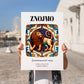 Znojmo, Czech Republic – Travel Print, no-text version framed in wood