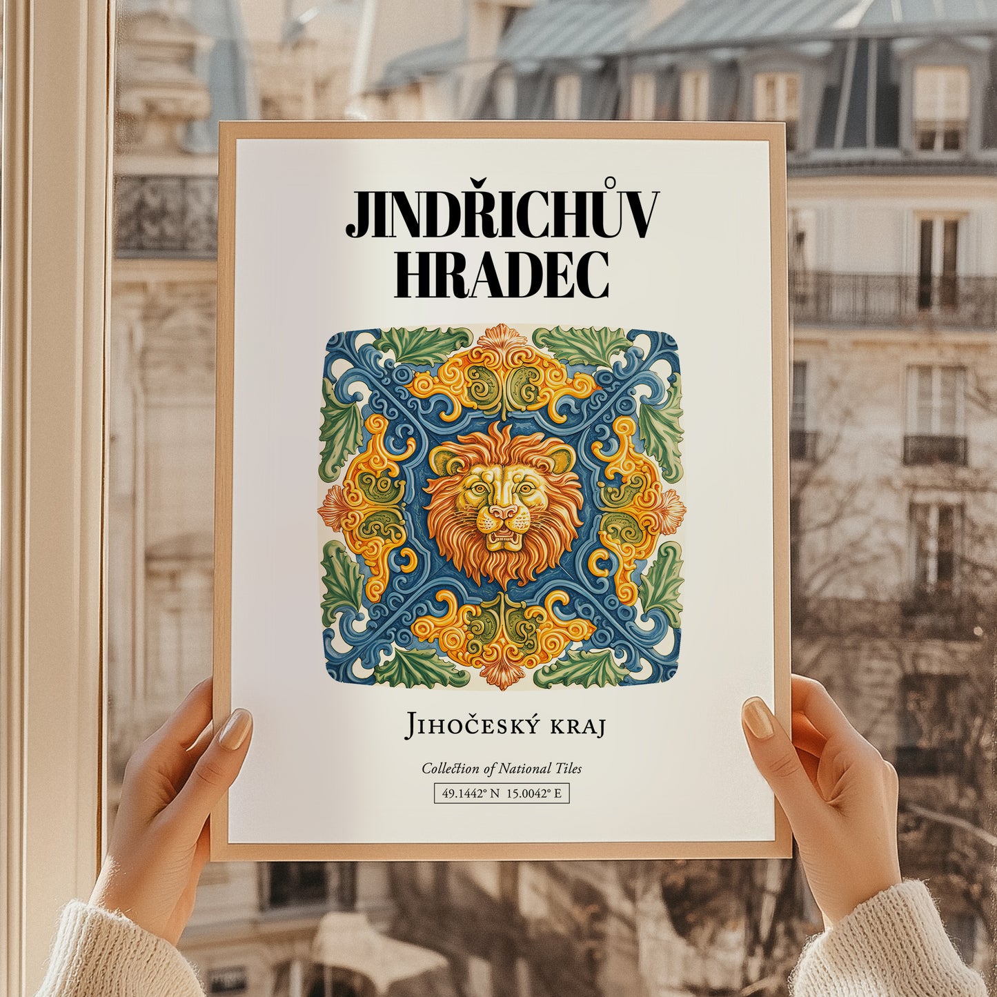 Jindřichův Hradec, Czech Republic – Travel Poster