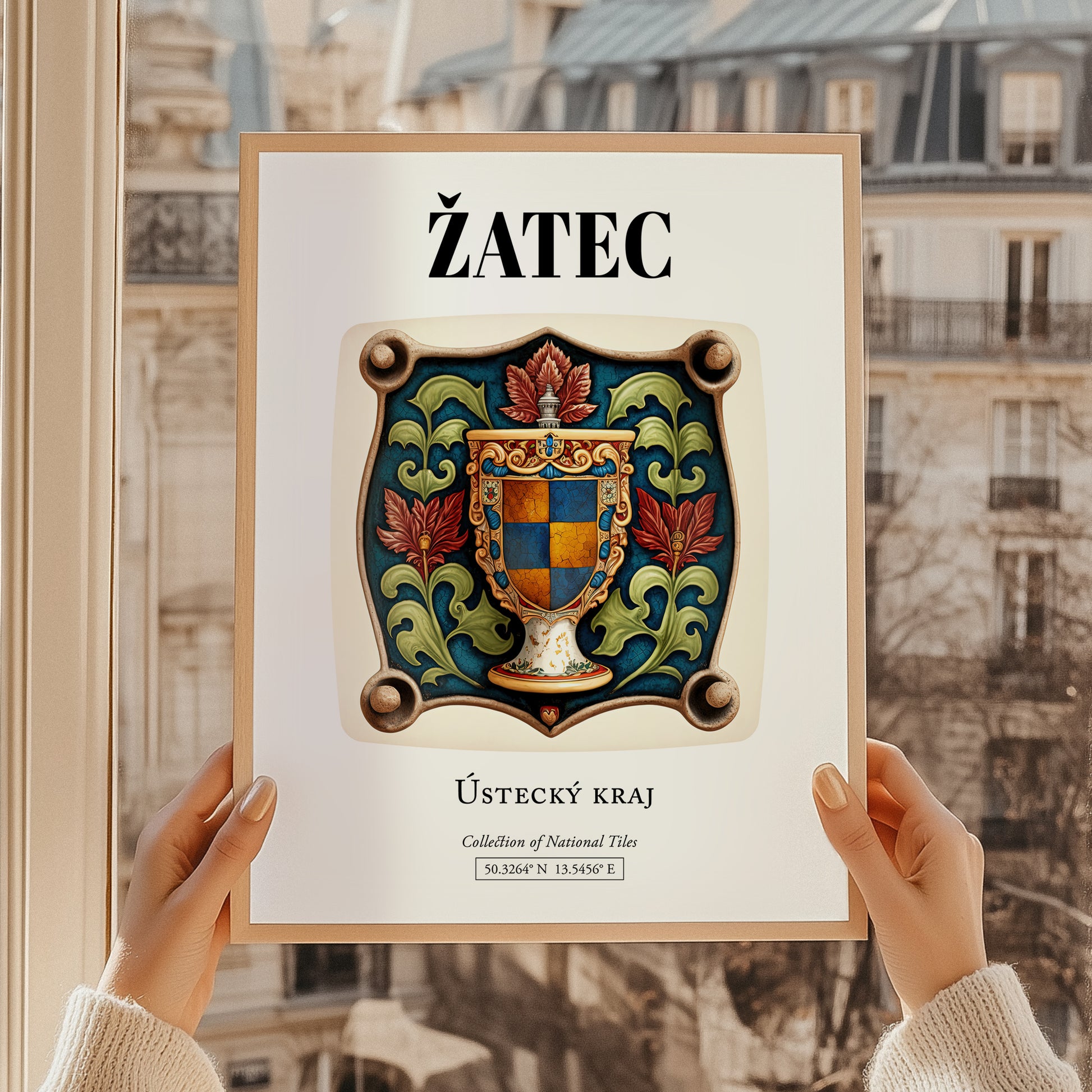 Žatec, Czech Republic – Historic Cities Art Print
