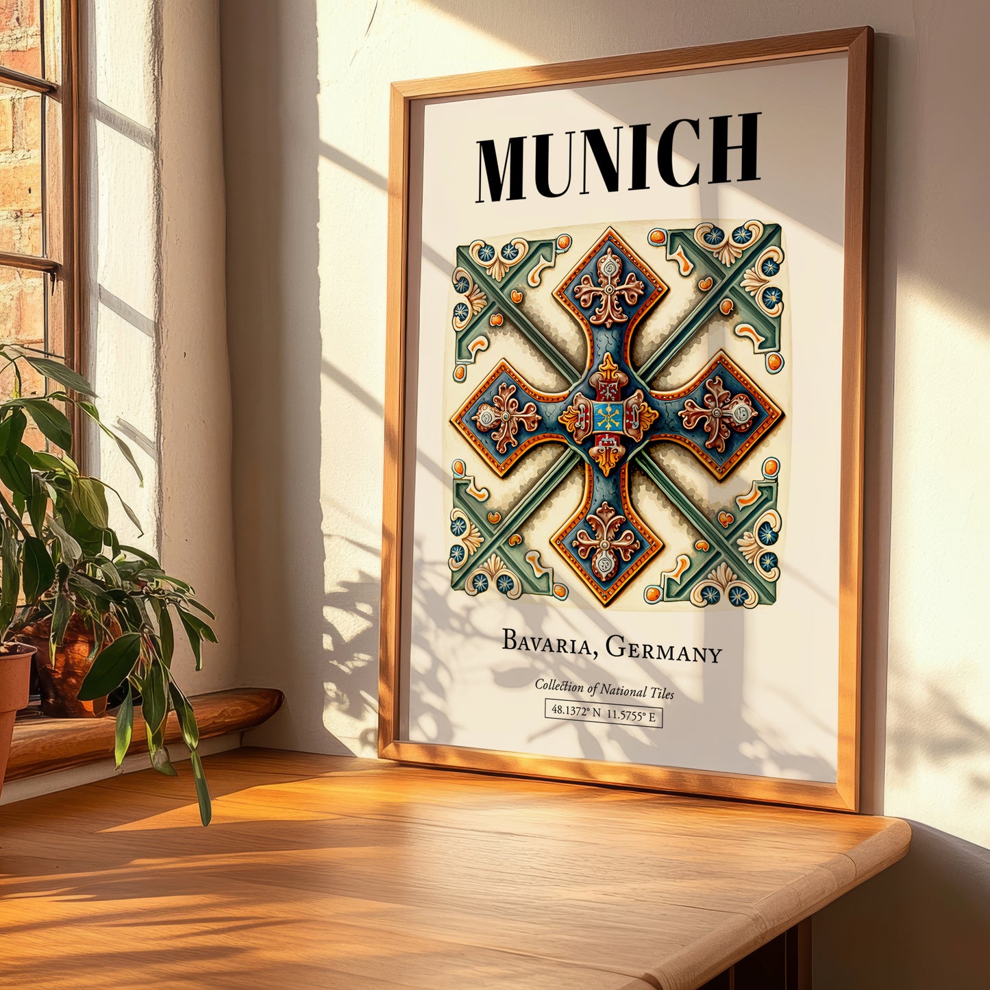 Munich, Germany – Travel Print, clean layout with no caption