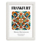 Frankfurt, Germany – Dream Destination Decor, placed in minimal white frame