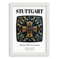 Stuttgart, Germany – Wanderlust-Inspired Poster, placed in minimal white frame