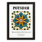 Potsdam, Germany – Travel Poster, in sleek black frame