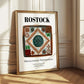 Rostock, Germany – Travel Poster, styled in a charming Paris street view
