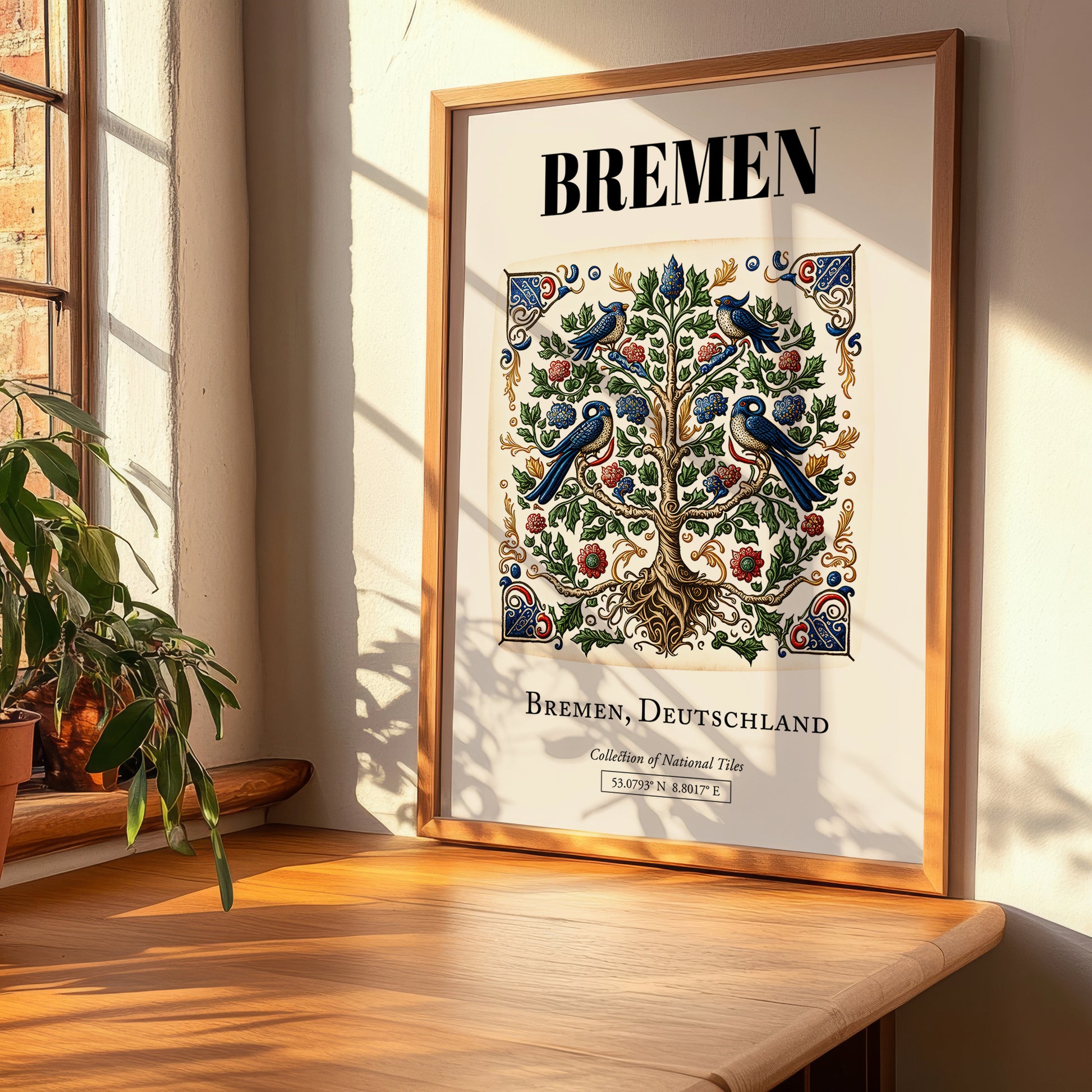 Bremen, Germany – Wanderlust-Inspired Poster, clean layout with no caption