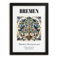 Bremen, Germany – Wanderlust-Inspired Poster, in sleek black frame
