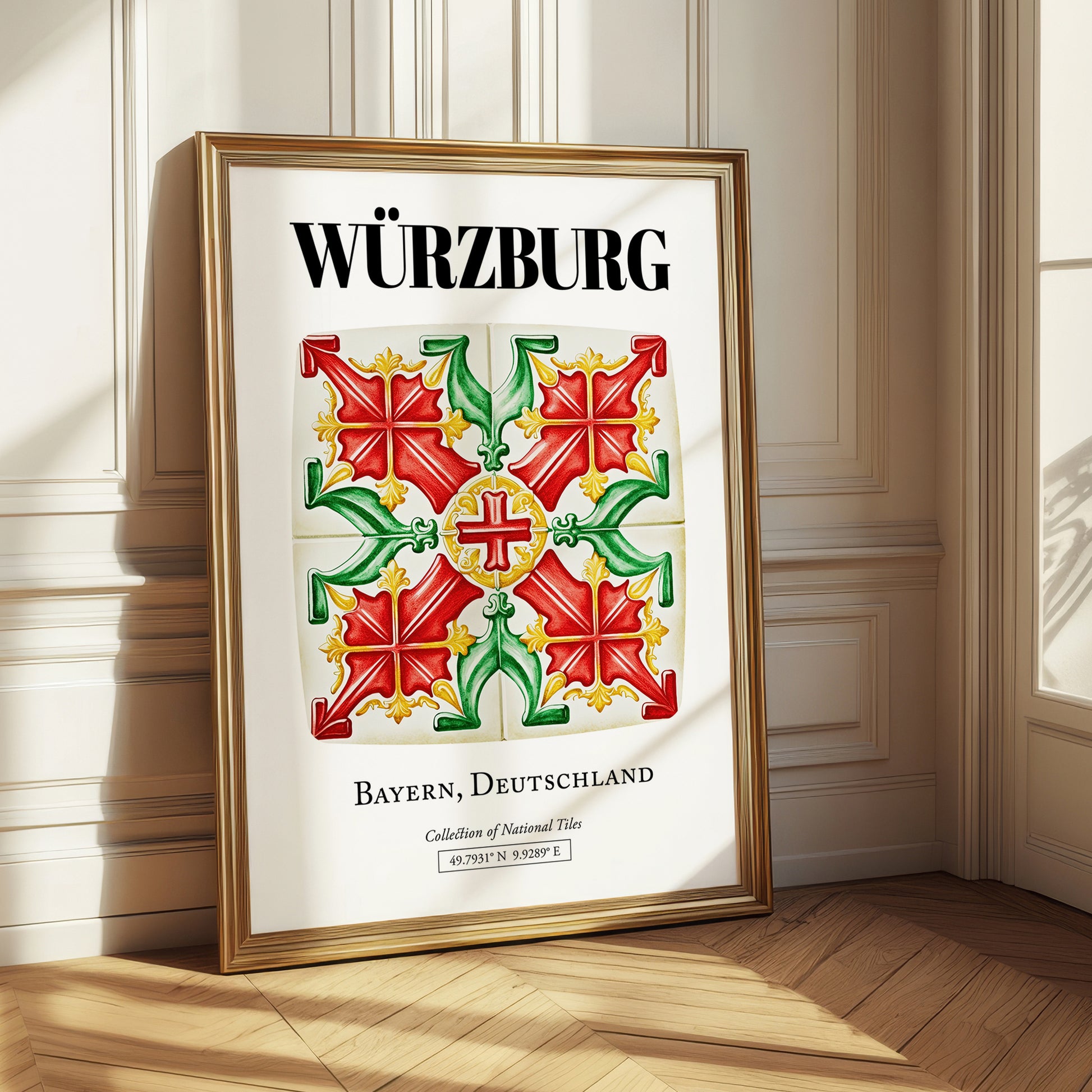 Würzburg, Germany – Travel Wall Art, styled in a charming Paris street view