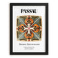 Passau, Germany – Global Cities Wall Print, in sleek black frame