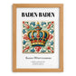 Baden-baden, Germany – Travel Wall Art, set in oak frame