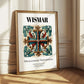 Wismar, Germany – Travel Poster, styled in a charming Paris street view