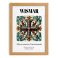Wismar, Germany – Travel Poster, set in oak frame