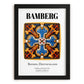 Bamberg, Germany – Travel Poster, in sleek black frame