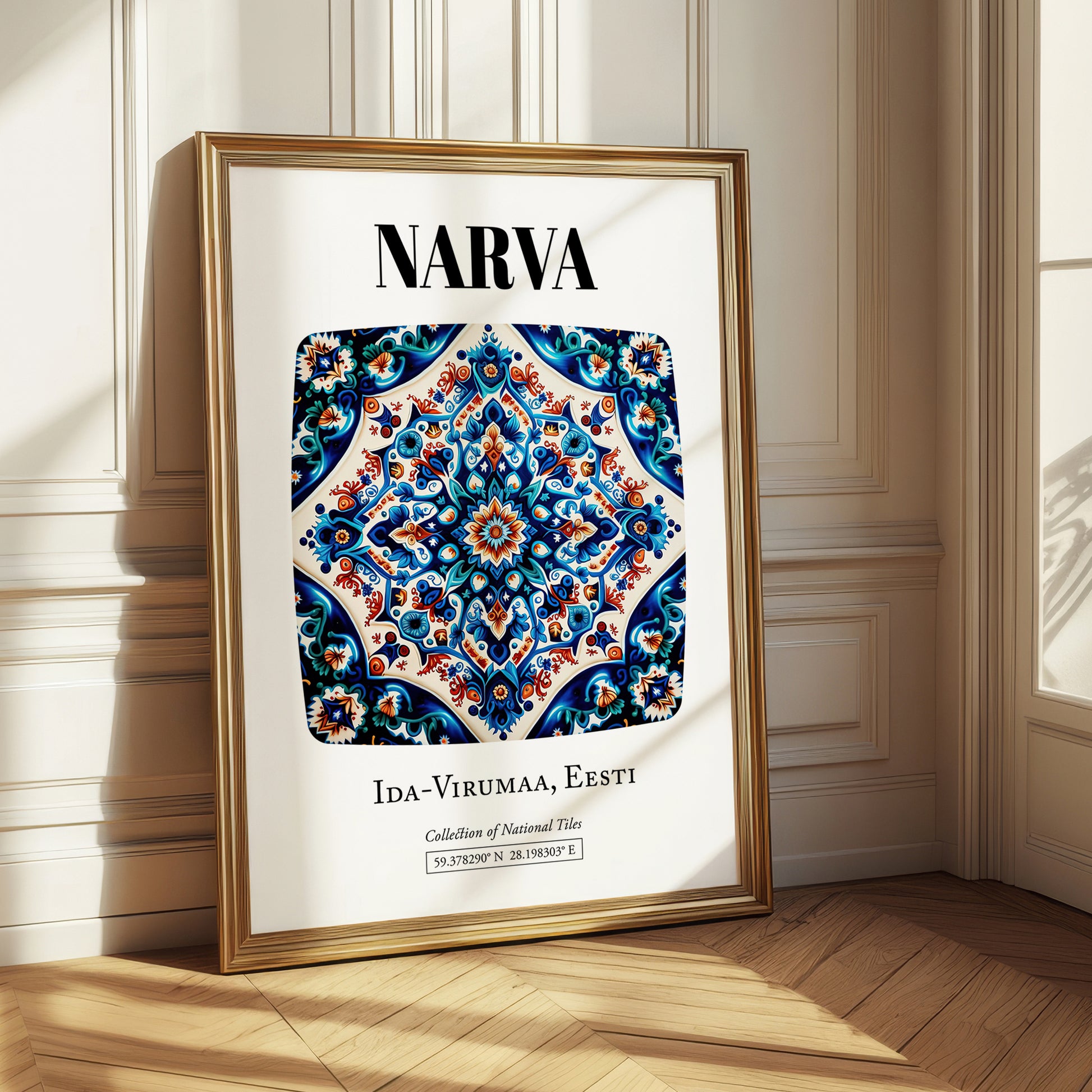 Narva, Estonia – Travel Wall Art, styled in a charming Paris street view