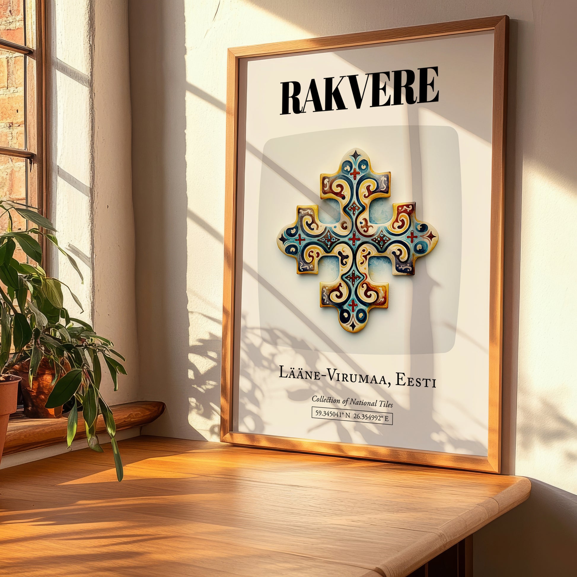 Rakvere, Estonia – Away From Home Poster, clean layout with no caption