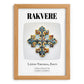 Rakvere, Estonia – Away From Home Poster, set in oak frame