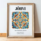 Jõhvi, Estonia – Travel Wall Art, in wooden frame leaning on the floor