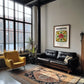 Liverpool, England – Travel Wall Art, unframed on coastal sand