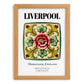 Liverpool, England – Travel Wall Art, set in oak frame