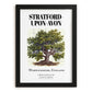 Stratford-upon-avon, England – Travel Poster, in sleek black frame
