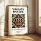Newcastle Upon Tyne, England – Travel Print, styled in a charming Paris street view