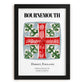 Bournemouth, England – Cityscape Wall Art, in sleek black frame