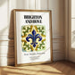 Brighton And Hove, England – Travel Poster, styled in a charming Paris street view