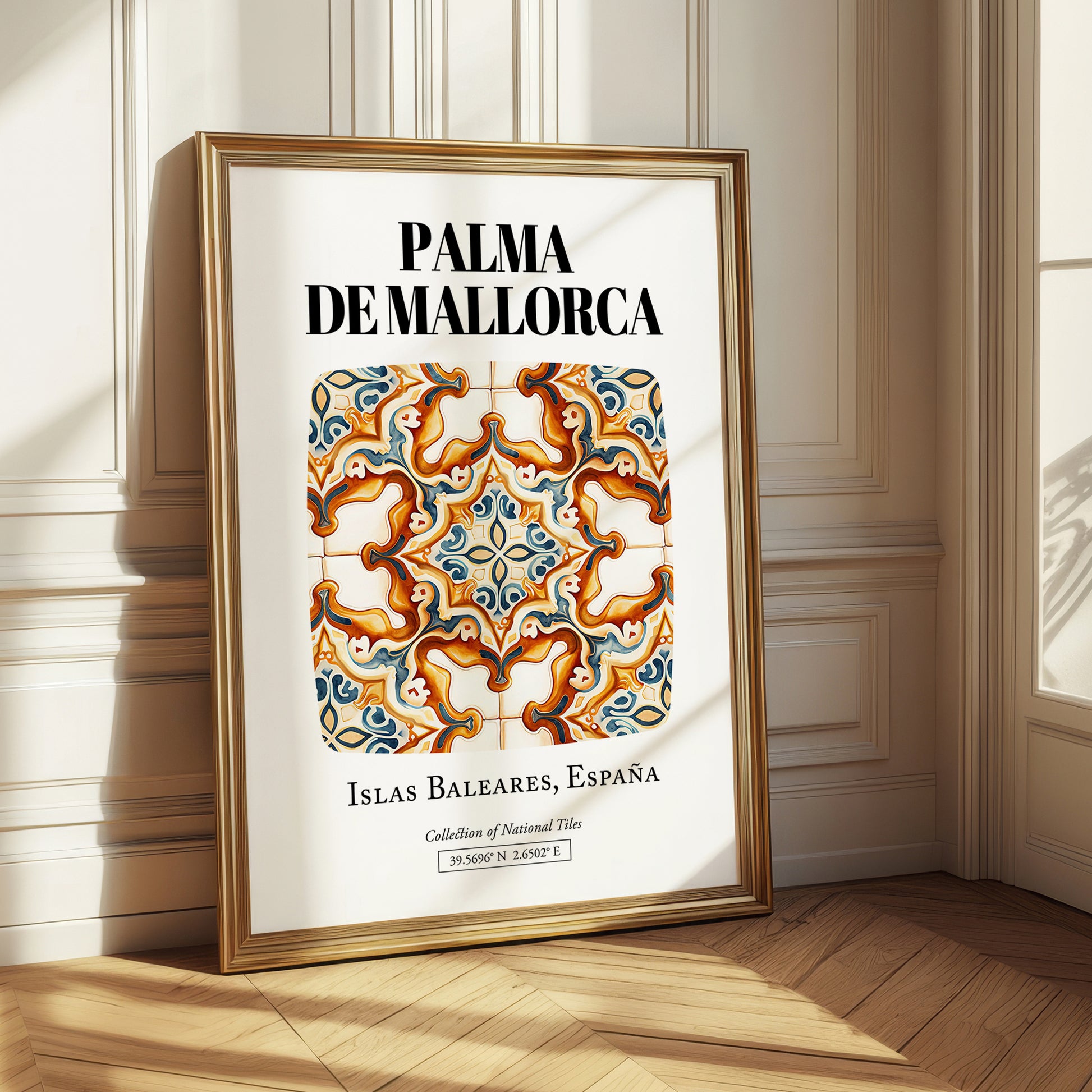 Palma De Mallorca, Spain – Travel Print, styled in a charming Paris street view