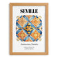 Seville, Spain – Travel Poster, set in oak frame