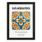 San Sebastian, Spain – Dream Destination Decor, in sleek black frame