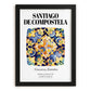 Santiago De Compostela, Spain – Travel Memories Wall Print, in sleek black frame