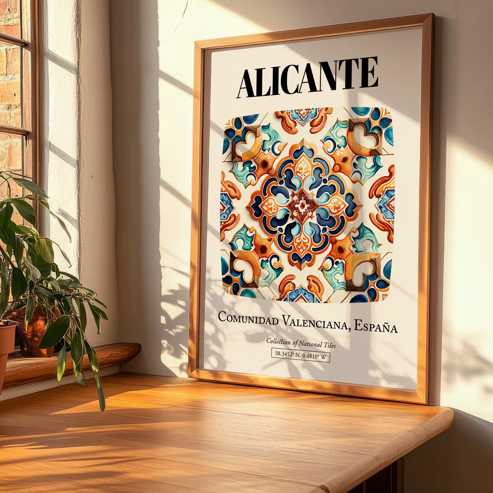 Alicante, Spain – Minimalist Travel Print, clean layout with no caption