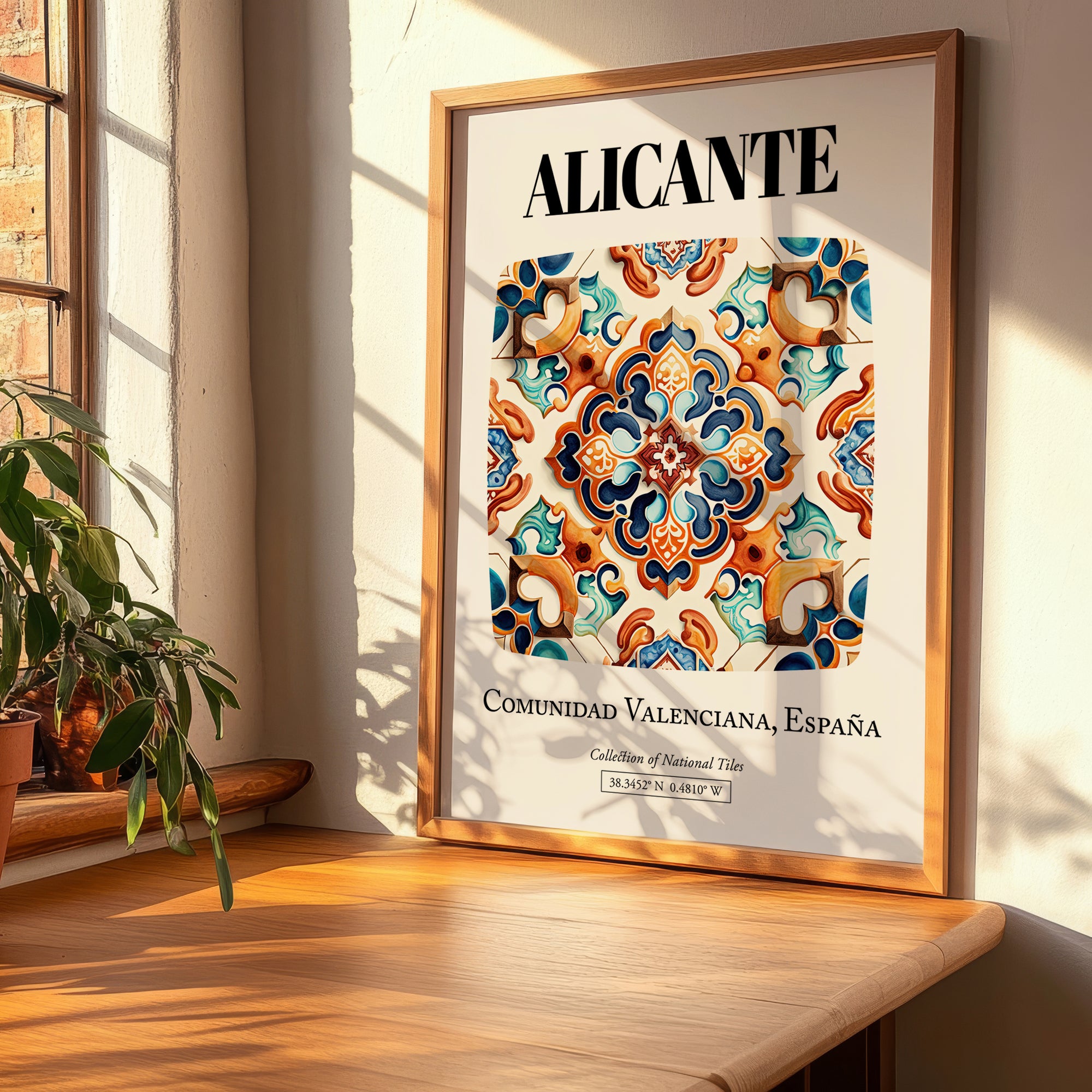 Alicante, Spain – Minimalist Travel Print, clean layout with no caption