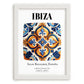 Ibiza, Spain – Historic Cities Art Print, placed in minimal white frame