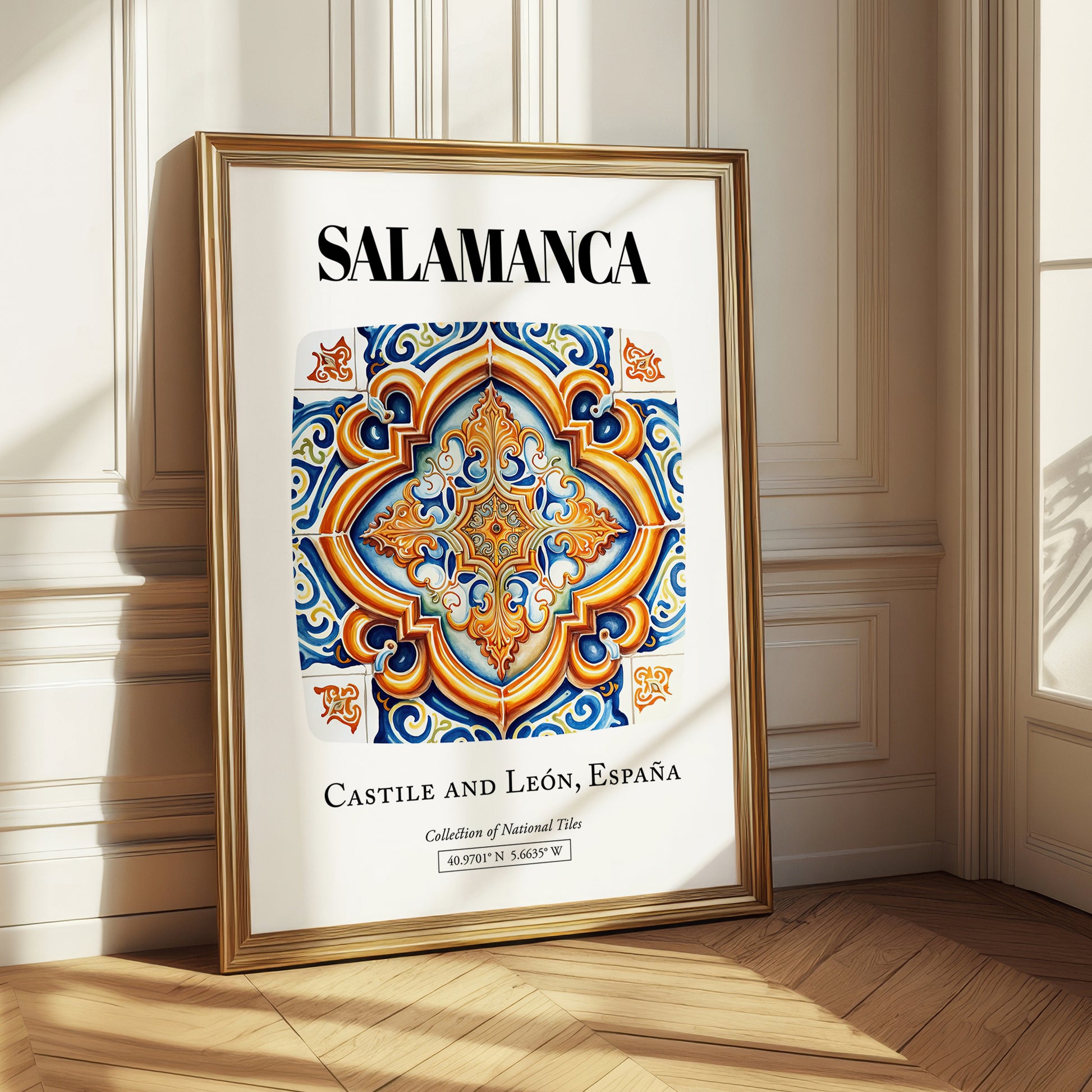 Salamanca, Spain – Travel Wall Decor, styled in a charming Paris street view