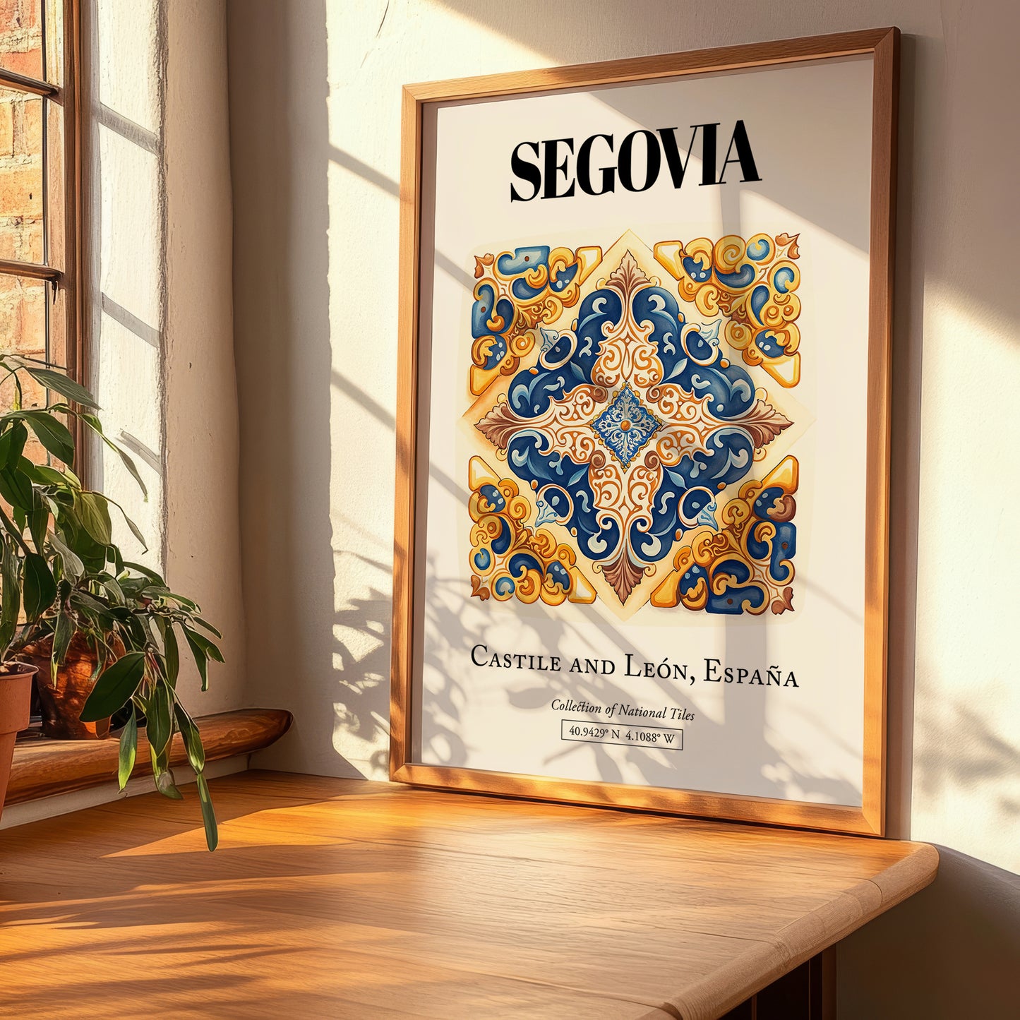 Segovia, Spain – Architectural Travel Art, clean layout with no caption