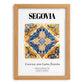 Segovia, Spain – Architectural Travel Art, set in oak frame