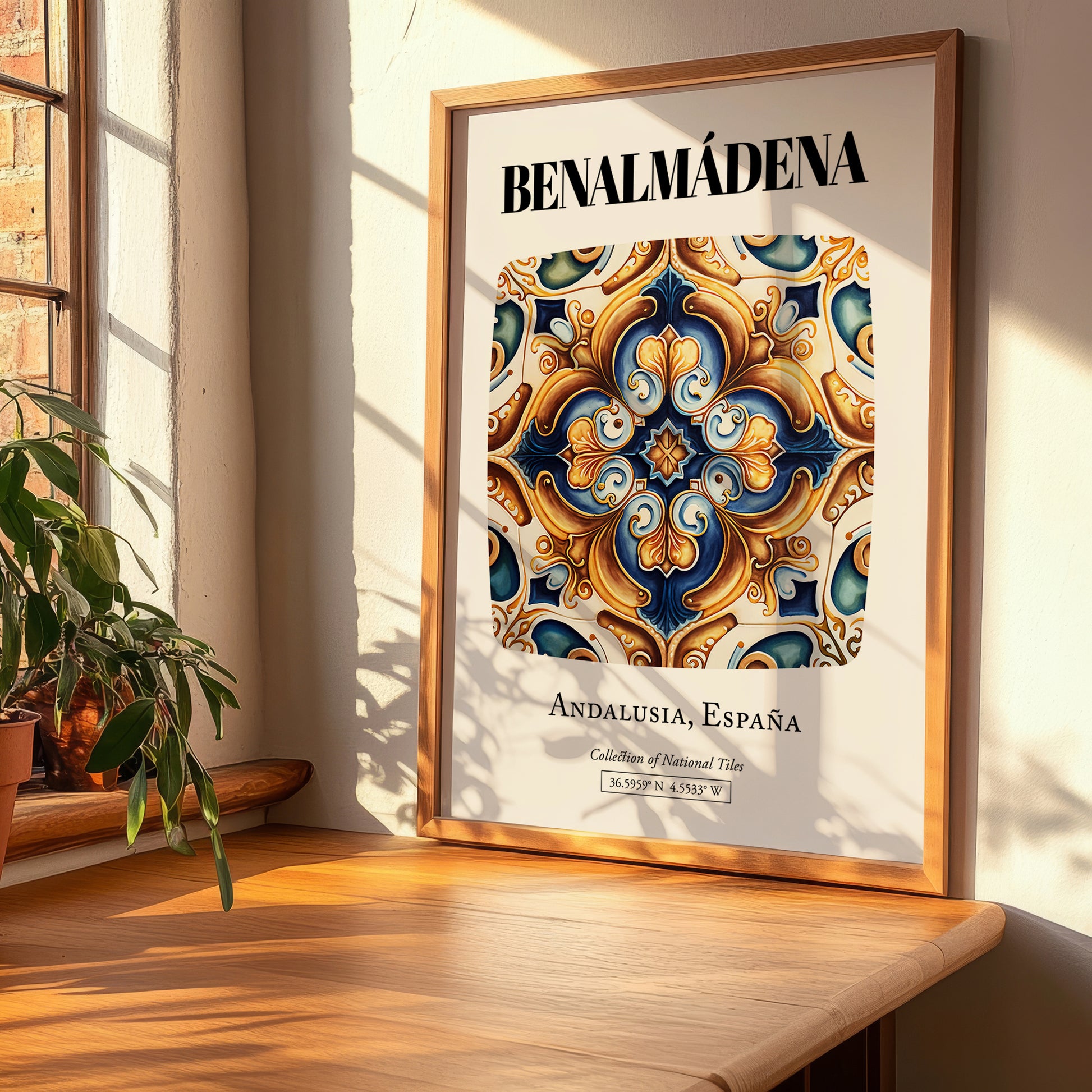 Benalmádena, Spain – National Pride Wall Decor, clean layout with no caption