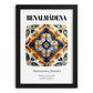 Benalmádena, Spain – National Pride Wall Decor, in sleek black frame