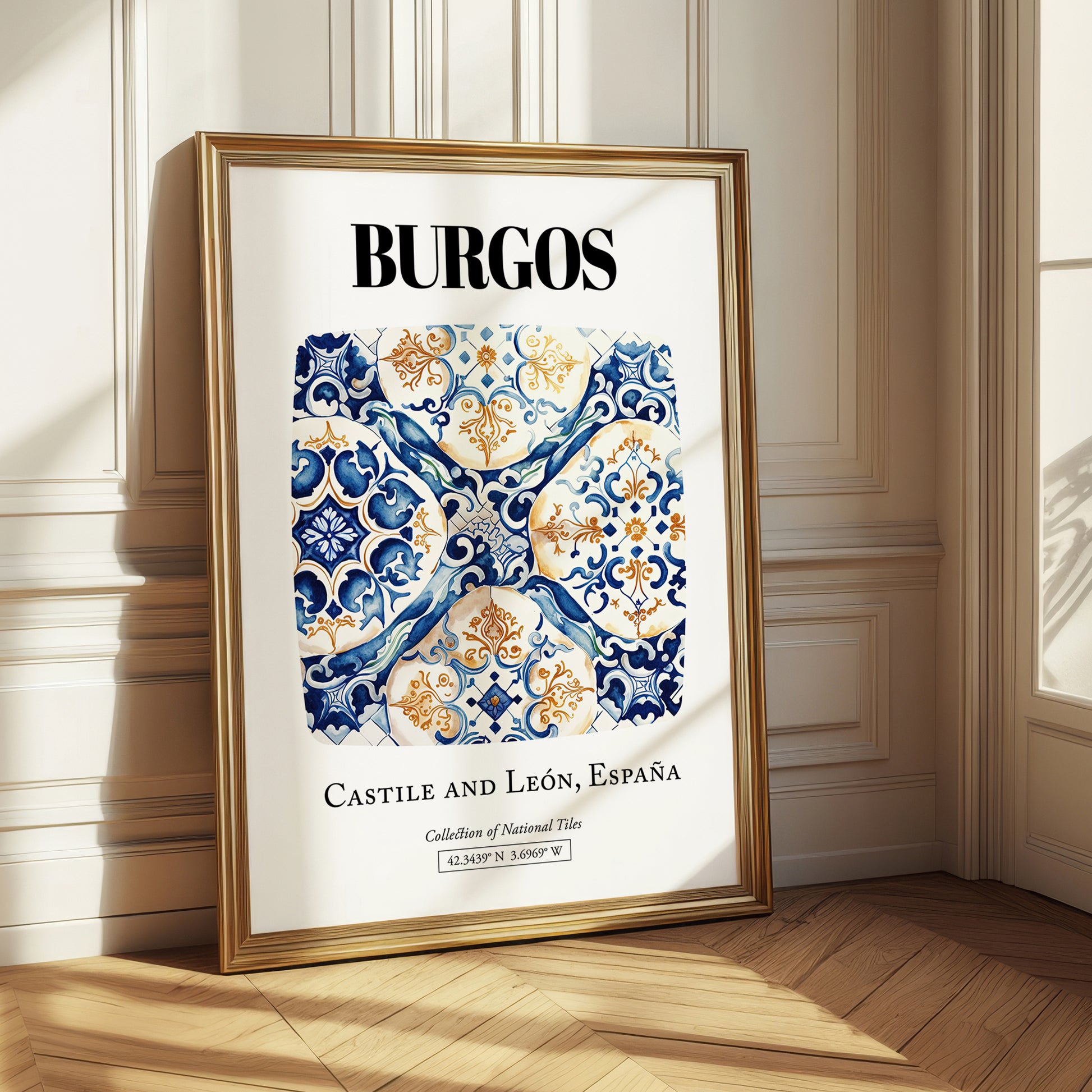 Burgos, Spain – Global Wall Art, styled in a charming Paris street view