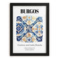 Burgos, Spain – Global Wall Art, in sleek black frame