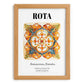 Rota, Spain – Travel Print, set in oak frame
