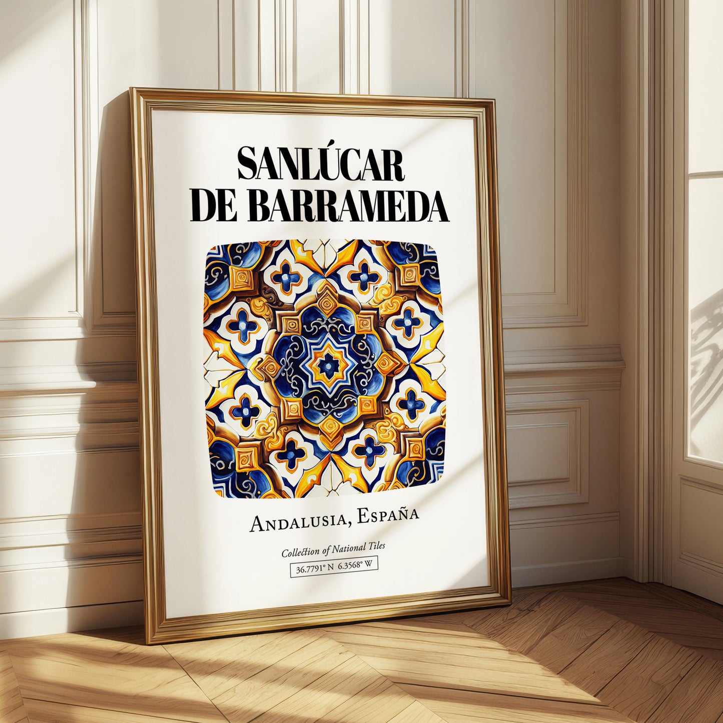 Sanlúcar De Barrameda, Spain – Travel Print, styled in a charming Paris street view