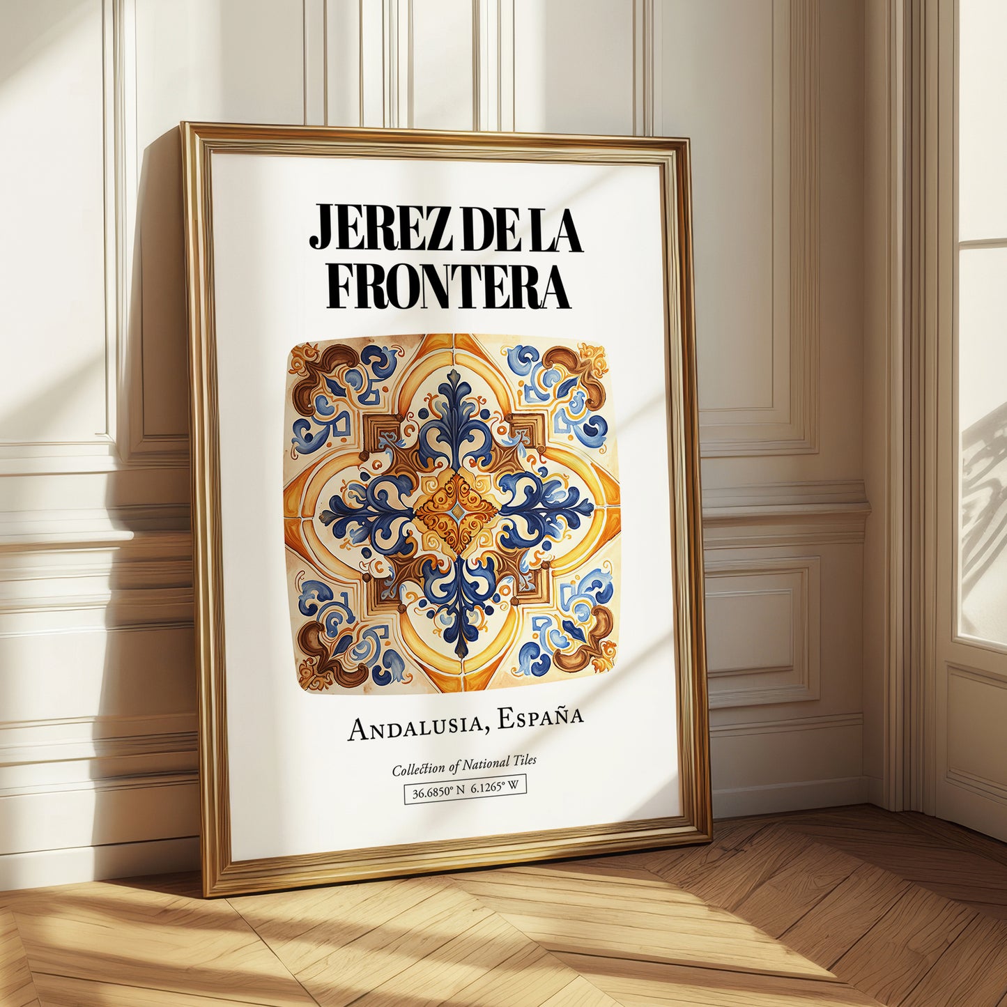 Jerez De La Frontera, Spain – Travel Wall Decor, styled in a charming Paris street view