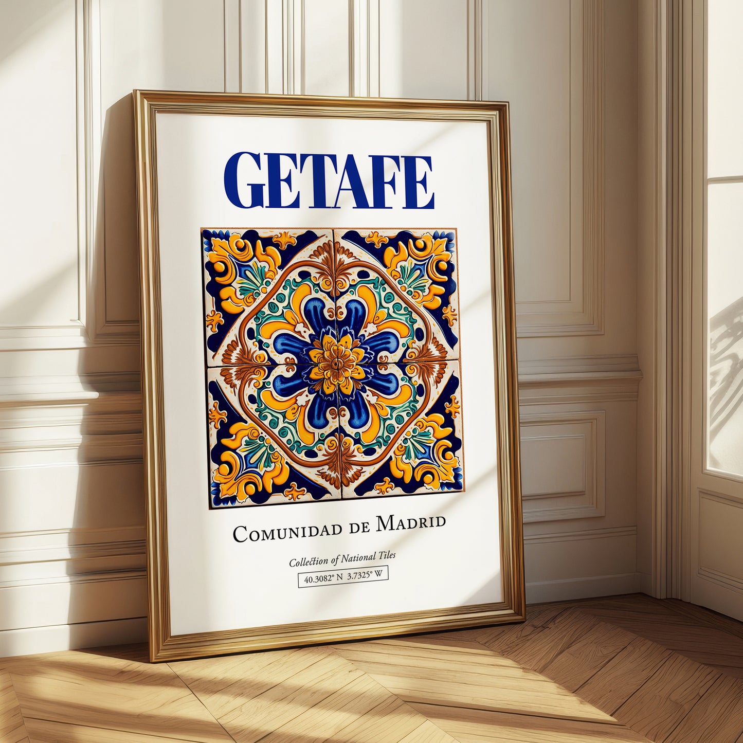 Getafe, Spain – Travel Print, styled in a charming Paris street view