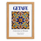 Getafe, Spain – Travel Print, set in oak frame