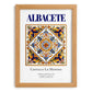 Albacete, Spain – Travel Wall Decor, set in oak frame
