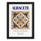 Albacete, Spain – Travel Wall Decor, in sleek black frame